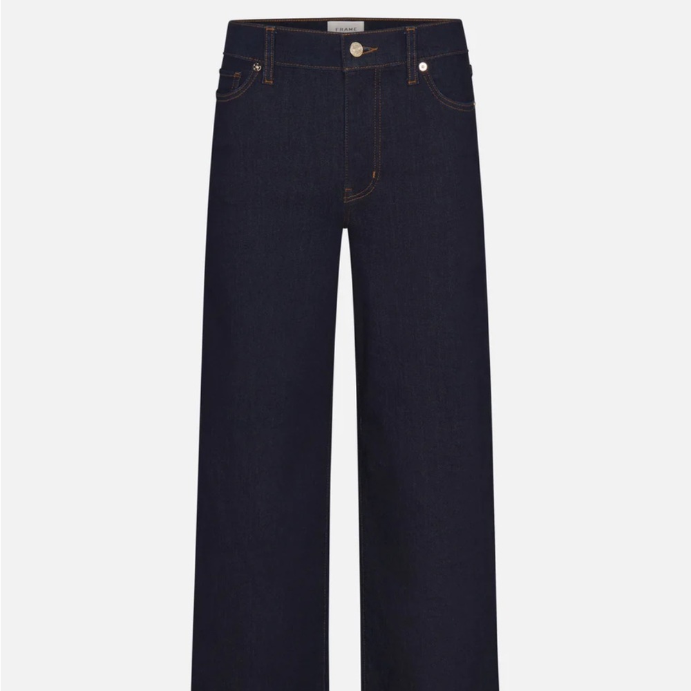 Frame Le Slim Palazzo Wide-Leg Jeans in Rinse